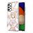 Custodia Silicone Gel Morbida Fantasia Modello Cover con Anello Supporto Y02B per Samsung Galaxy A52 5G