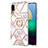 Custodia Silicone Gel Morbida Fantasia Modello Cover con Anello Supporto Y02B per Samsung Galaxy M02