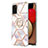 Custodia Silicone Gel Morbida Fantasia Modello Cover con Anello Supporto Y02B per Samsung Galaxy M02s
