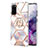 Custodia Silicone Gel Morbida Fantasia Modello Cover con Anello Supporto Y02B per Samsung Galaxy S20