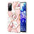 Custodia Silicone Gel Morbida Fantasia Modello Cover con Anello Supporto Y02B per Samsung Galaxy S20 FE (2022) 5G