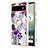 Custodia Silicone Gel Morbida Fantasia Modello Cover con Anello Supporto Y03B per Google Pixel 6a 5G Viola