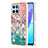 Custodia Silicone Gel Morbida Fantasia Modello Cover con Anello Supporto Y03B per Huawei Honor X6 5G Colorato