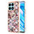 Custodia Silicone Gel Morbida Fantasia Modello Cover con Anello Supporto Y03B per Huawei Honor X8a 4G