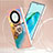 Custodia Silicone Gel Morbida Fantasia Modello Cover con Anello Supporto Y03B per Huawei Honor X9a 5G