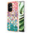 Custodia Silicone Gel Morbida Fantasia Modello Cover con Anello Supporto Y03B per OnePlus Nord CE 3 5G