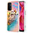 Custodia Silicone Gel Morbida Fantasia Modello Cover con Anello Supporto Y03B per OnePlus Nord N200 5G Multicolore