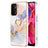 Custodia Silicone Gel Morbida Fantasia Modello Cover con Anello Supporto Y03B per Oppo A74 5G