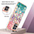 Custodia Silicone Gel Morbida Fantasia Modello Cover con Anello Supporto Y03B per Realme 8i