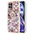 Custodia Silicone Gel Morbida Fantasia Modello Cover con Anello Supporto Y03B per Realme 8i