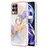 Custodia Silicone Gel Morbida Fantasia Modello Cover con Anello Supporto Y03B per Realme 8i