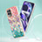 Custodia Silicone Gel Morbida Fantasia Modello Cover con Anello Supporto Y03B per Realme 8i