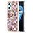 Custodia Silicone Gel Morbida Fantasia Modello Cover con Anello Supporto Y03B per Realme 9i 4G