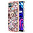 Custodia Silicone Gel Morbida Fantasia Modello Cover con Anello Supporto Y03B per Realme C21Y