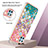 Custodia Silicone Gel Morbida Fantasia Modello Cover con Anello Supporto Y03B per Realme C21Y