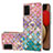 Custodia Silicone Gel Morbida Fantasia Modello Cover con Anello Supporto Y03B per Samsung Galaxy A02s Colorato