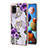Custodia Silicone Gel Morbida Fantasia Modello Cover con Anello Supporto Y03B per Samsung Galaxy A21s