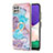 Custodia Silicone Gel Morbida Fantasia Modello Cover con Anello Supporto Y03B per Samsung Galaxy A22s 5G