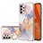 Custodia Silicone Gel Morbida Fantasia Modello Cover con Anello Supporto Y03B per Samsung Galaxy A23 4G Lavanda