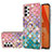 Custodia Silicone Gel Morbida Fantasia Modello Cover con Anello Supporto Y03B per Samsung Galaxy A32 4G Colorato