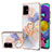 Custodia Silicone Gel Morbida Fantasia Modello Cover con Anello Supporto Y03B per Samsung Galaxy A51 5G Lavanda