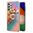 Custodia Silicone Gel Morbida Fantasia Modello Cover con Anello Supporto Y03B per Samsung Galaxy A52 4G