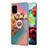 Custodia Silicone Gel Morbida Fantasia Modello Cover con Anello Supporto Y03B per Samsung Galaxy A71 4G A715