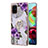 Custodia Silicone Gel Morbida Fantasia Modello Cover con Anello Supporto Y03B per Samsung Galaxy A71 4G A715