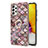 Custodia Silicone Gel Morbida Fantasia Modello Cover con Anello Supporto Y03B per Samsung Galaxy A72 4G