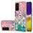 Custodia Silicone Gel Morbida Fantasia Modello Cover con Anello Supporto Y03B per Samsung Galaxy A82 5G Colorato