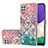 Custodia Silicone Gel Morbida Fantasia Modello Cover con Anello Supporto Y03B per Samsung Galaxy F42 5G Colorato