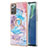 Custodia Silicone Gel Morbida Fantasia Modello Cover con Anello Supporto Y03B per Samsung Galaxy Note 20 5G