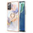 Custodia Silicone Gel Morbida Fantasia Modello Cover con Anello Supporto Y03B per Samsung Galaxy Note 20 5G