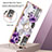 Custodia Silicone Gel Morbida Fantasia Modello Cover con Anello Supporto Y03B per Samsung Galaxy Note 20 5G