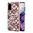 Custodia Silicone Gel Morbida Fantasia Modello Cover con Anello Supporto Y03B per Samsung Galaxy S20 5G