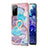 Custodia Silicone Gel Morbida Fantasia Modello Cover con Anello Supporto Y03B per Samsung Galaxy S20 FE (2022) 5G