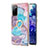 Custodia Silicone Gel Morbida Fantasia Modello Cover con Anello Supporto Y03B per Samsung Galaxy S20 FE 5G