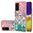 Custodia Silicone Gel Morbida Fantasia Modello Cover con Anello Supporto Y03B per Samsung Galaxy S23 FE 5G Colorato