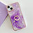 Custodia Silicone Gel Morbida Fantasia Modello Cover con Anello Supporto Y05B per Apple iPhone 14