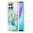 Custodia Silicone Gel Morbida Fantasia Modello Cover con Anello Supporto Y05B per Huawei Honor X6 5G