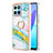 Custodia Silicone Gel Morbida Fantasia Modello Cover con Anello Supporto Y05B per Huawei Honor X6 5G