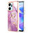 Custodia Silicone Gel Morbida Fantasia Modello Cover con Anello Supporto Y05B per Huawei Honor X7a