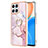 Custodia Silicone Gel Morbida Fantasia Modello Cover con Anello Supporto Y05B per Huawei Honor X8 4G