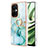 Custodia Silicone Gel Morbida Fantasia Modello Cover con Anello Supporto Y05B per OnePlus Nord CE 3 Lite 5G Verde