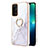 Custodia Silicone Gel Morbida Fantasia Modello Cover con Anello Supporto Y05B per OnePlus Nord N200 5G