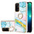 Custodia Silicone Gel Morbida Fantasia Modello Cover con Anello Supporto Y05B per Oppo A74 5G