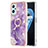 Custodia Silicone Gel Morbida Fantasia Modello Cover con Anello Supporto Y05B per Oppo A96 4G