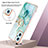 Custodia Silicone Gel Morbida Fantasia Modello Cover con Anello Supporto Y05B per Oppo A96 4G