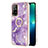 Custodia Silicone Gel Morbida Fantasia Modello Cover con Anello Supporto Y05B per Oppo F19 Pro+ Plus 5G