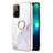 Custodia Silicone Gel Morbida Fantasia Modello Cover con Anello Supporto Y05B per Oppo F19 Pro+ Plus 5G